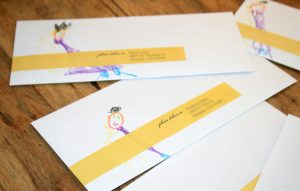 Tangled Birthday Invites Addressed and Ready!