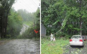 Hurricane Irene Damage