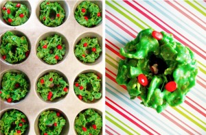 Christmas Corn Flake Wreath Treats