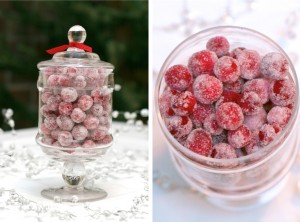 Festve Sugared Cranberries
