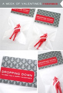 Parachute Man Boys Printable Valentine