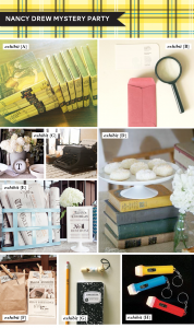 Nancy Drew Birthday Party Inspiration Board