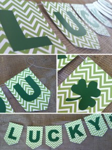 st patricks day banner printable