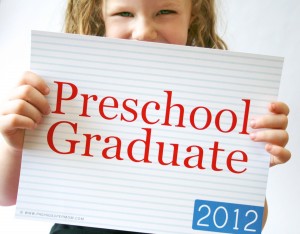 Look Who is Graduating from Preschool!