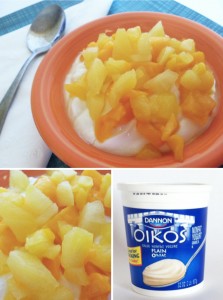 Dannon Oikos Yogurt With Pineapple