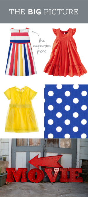 Retro Carnival-themed Family Picture Inspiration Board #familypictures #inspiration #carnival