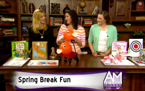 Ideas for Spring Break Fun from PagingSupermom.com #books #kidscrafts