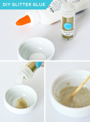 How to Make Your Own Glitter Glue at PagingSupermom.com