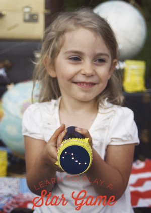 Constellation Flashlight Game for Star Gazing Party from PagingSupermom.com #thepartyhop