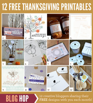 12 Free Thanksgiving Printables! - Paging Supermom