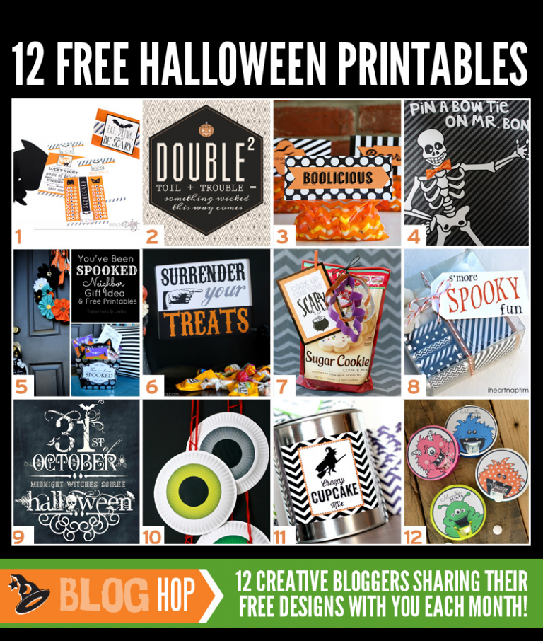 Dangling Eyeballs &amp; 12 Free Halloween Printables - Paging Supermom