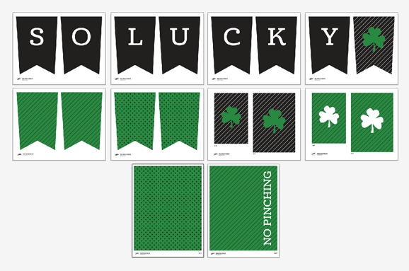 Free Printable St. Patrick's Day Decor - Paging Supermom