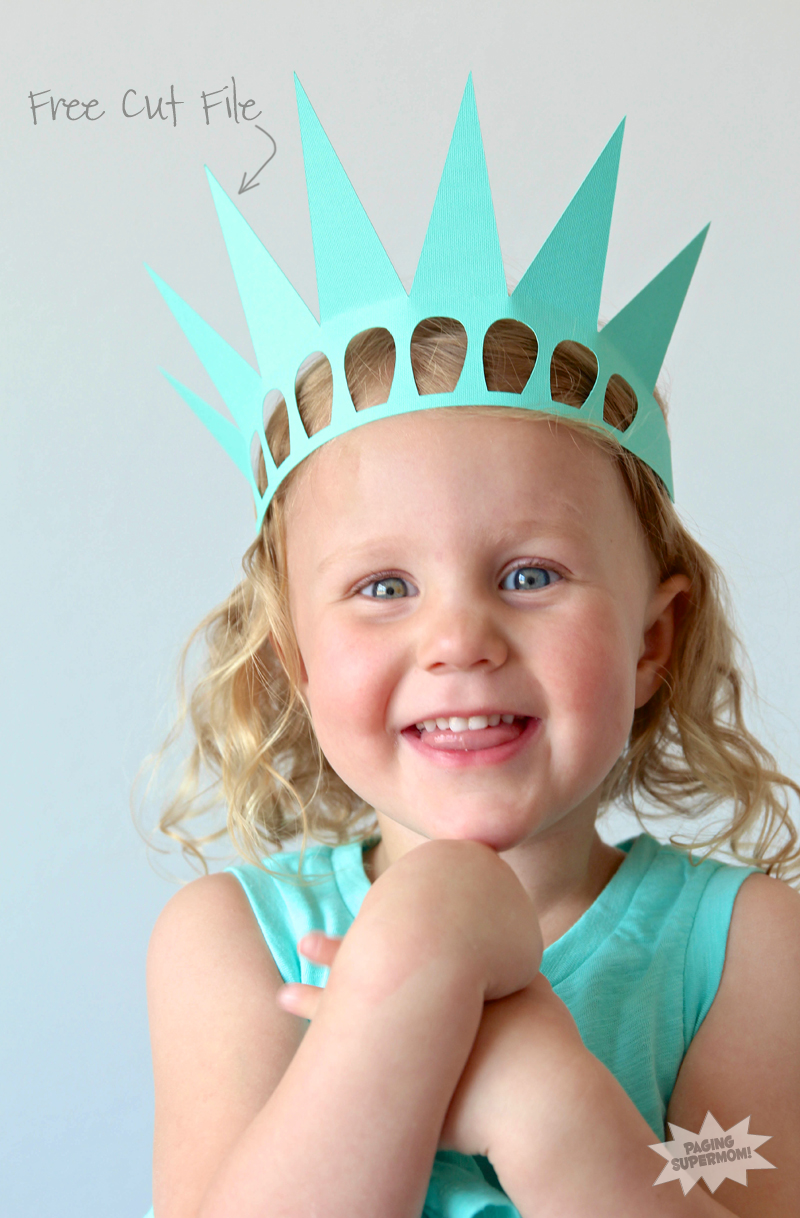 Easy Statue Of Liberty Crown Paging Supermom