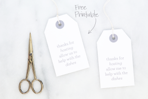 Easy Hostess Gift Ideas with Free Templates from Paging Supermom